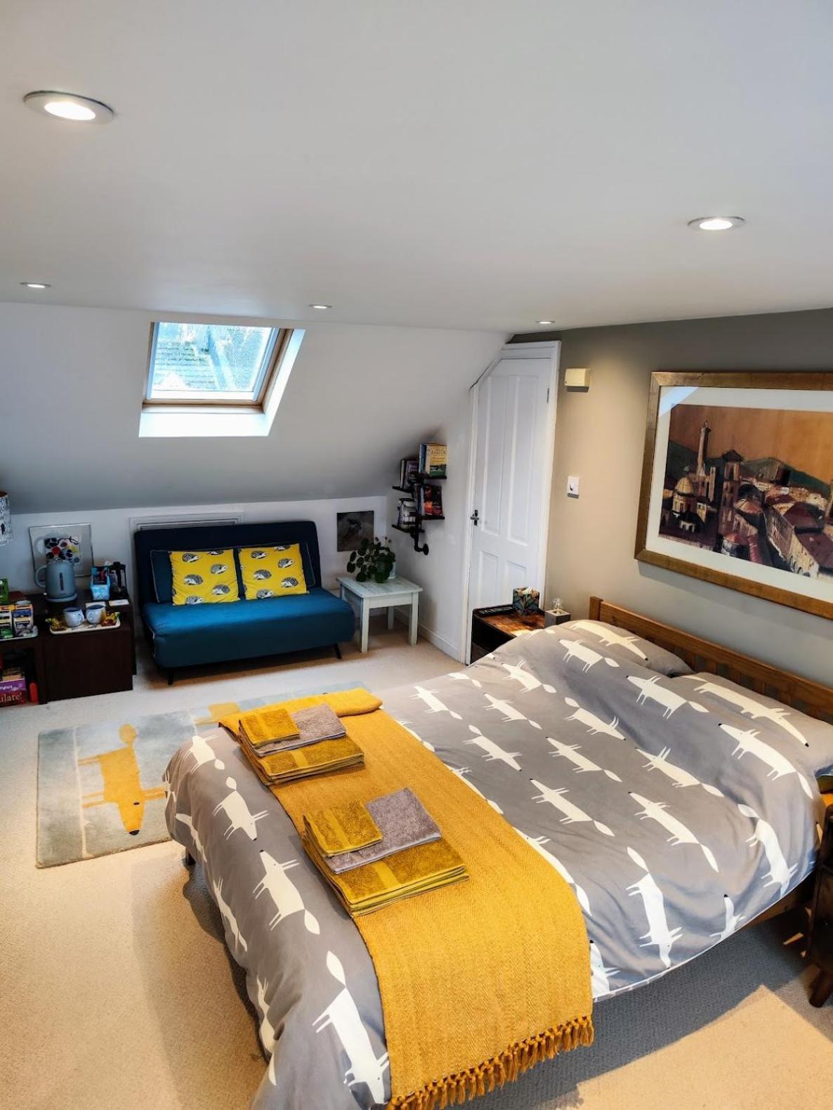 Large Light Loft Room - En Suite Brighton Luaran gambar